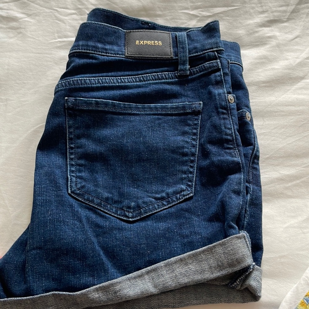 Express denim shorts